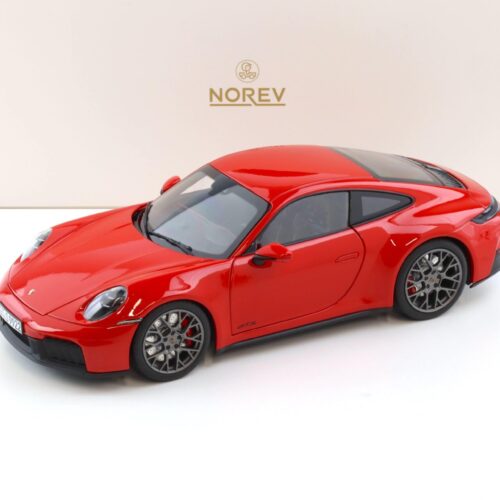 1:18 Norev Porsche 911 992.2 Carrera 4 GTS Coupe 2024 Guards red