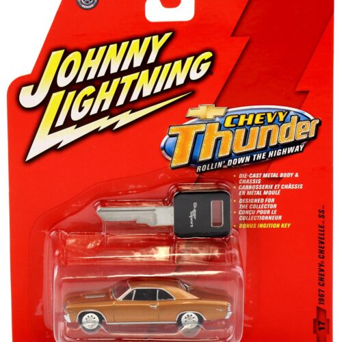 1:64 Johnny Lightning 1967 Chevy Chevelle SS brown metallic Chevy Thunder
