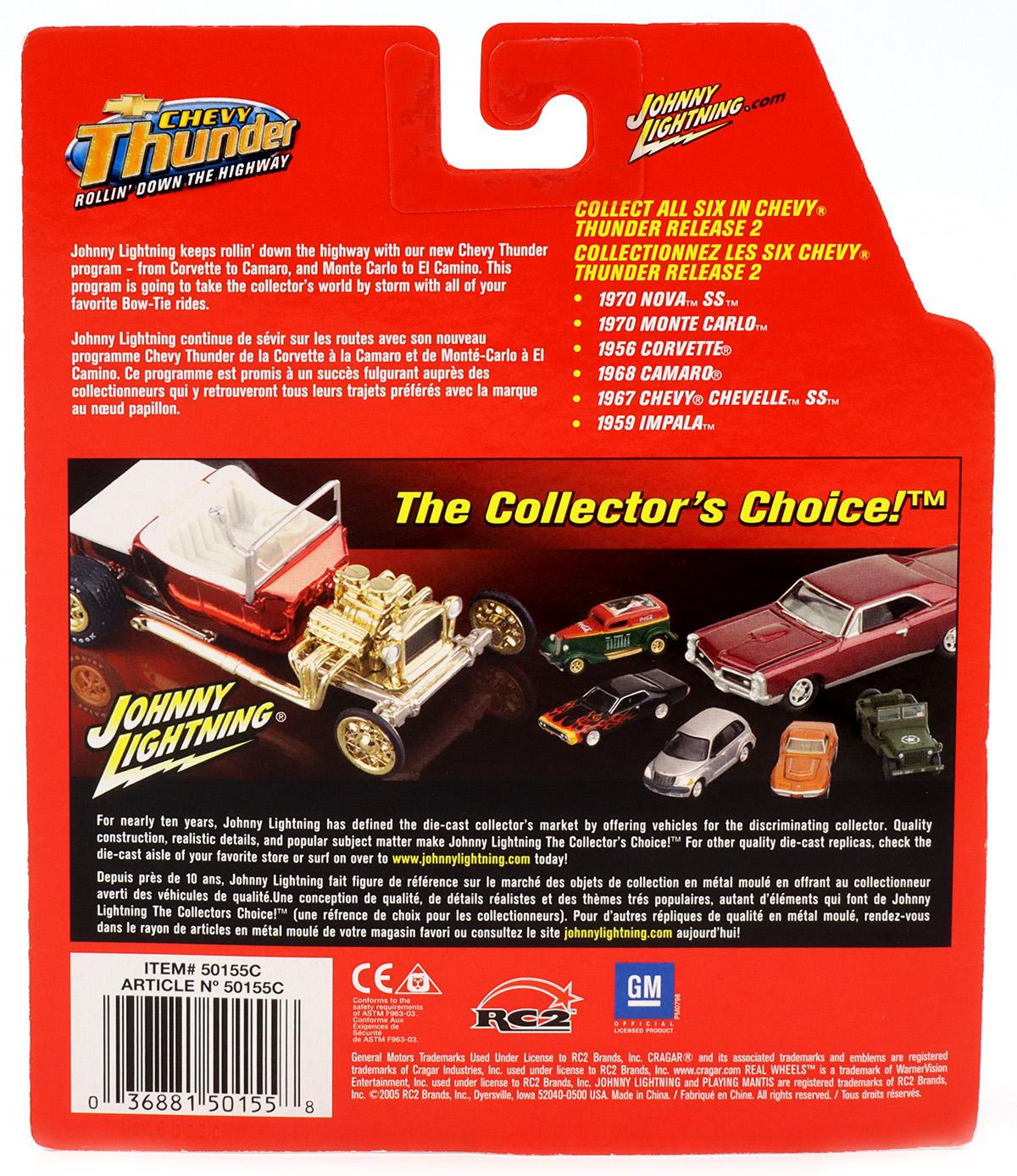 1:64 Johnny Lightning 1967 Chevy Chevelle SS brown metallic Chevy Thunder