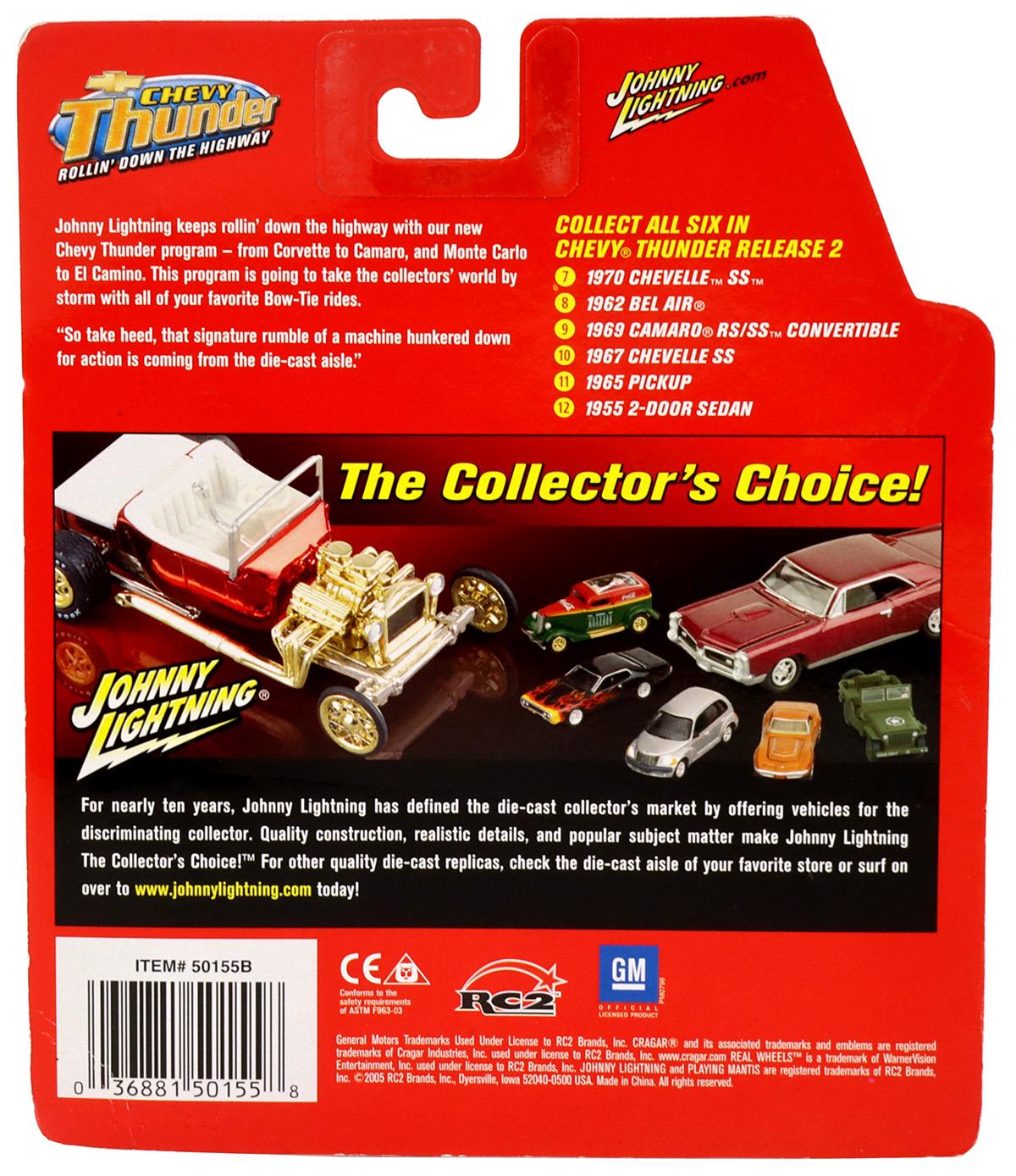 1:64 Johnny Lightning 1965 Chevy Pickup orange Chevy Thunder