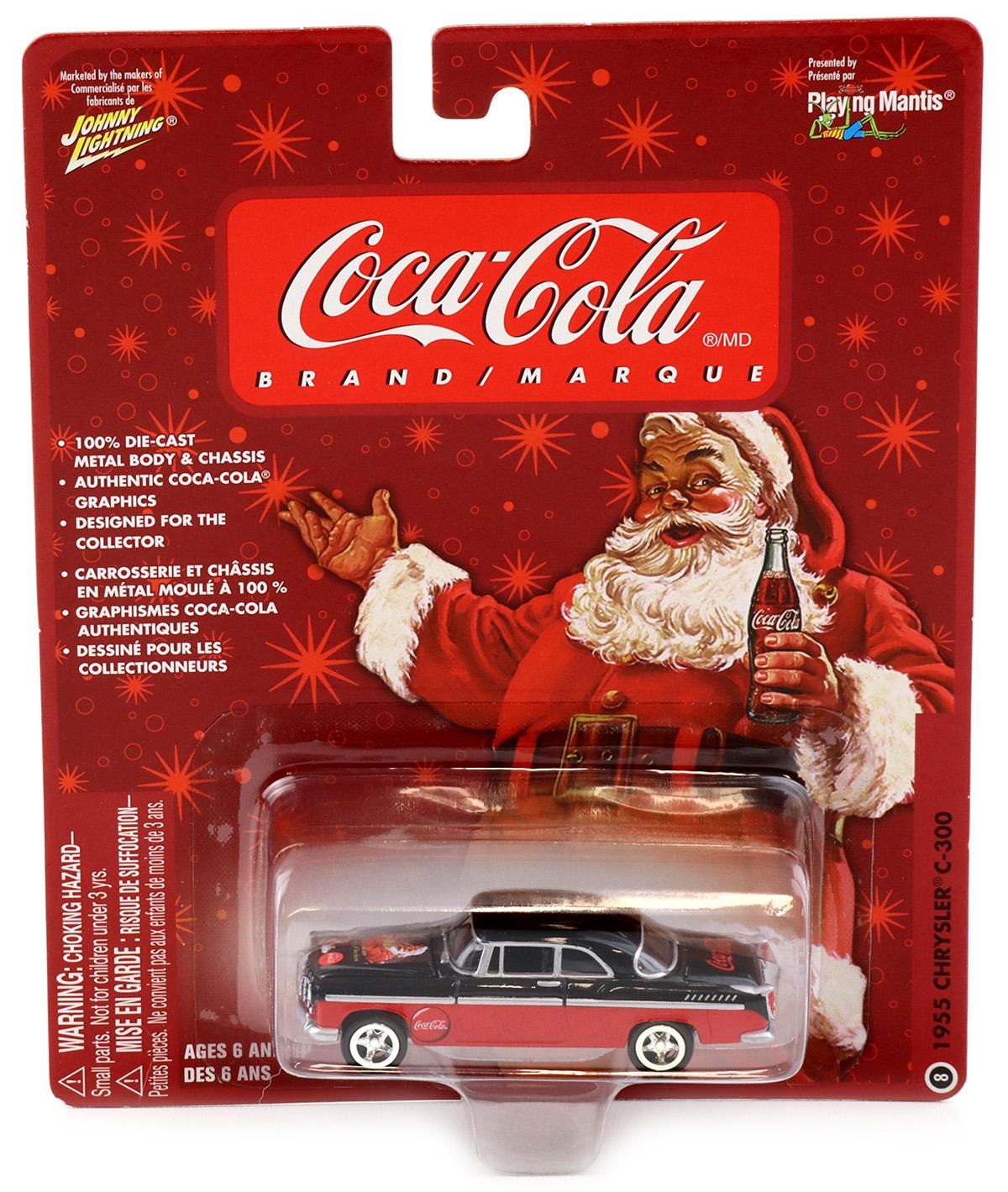 1:64 Johnny Lightning 1955 Chrysler C-30 black/ red Coca Cola Brand