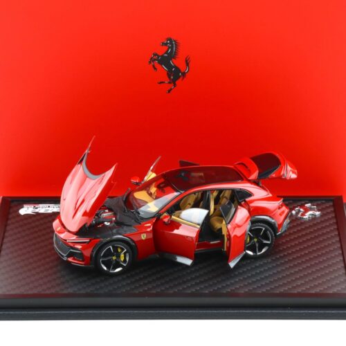 1:43 BBR Ferrari Purosangue Panoramic roof Rosso Corsa red DIECAST Special box - Limited 150 pcs.
