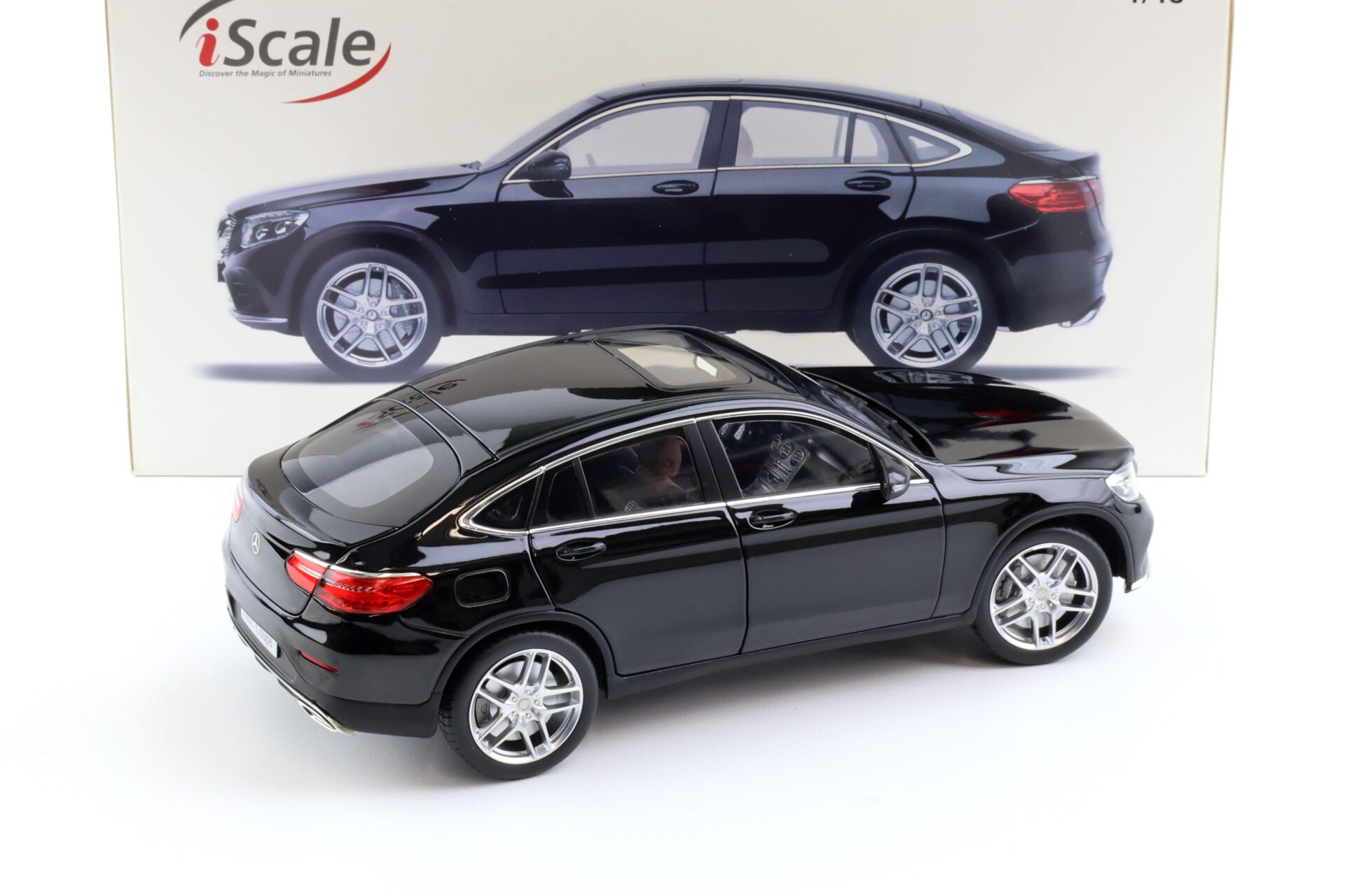 1:18 iScale Mercedes GLC Coupe X253 SUV black 2015
