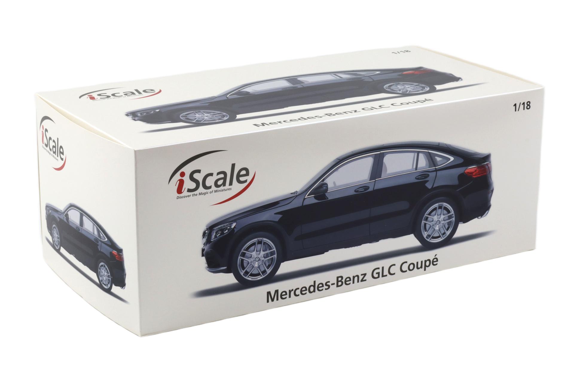 1:18 iScale Mercedes GLC Coupe X253 SUV black 2015
