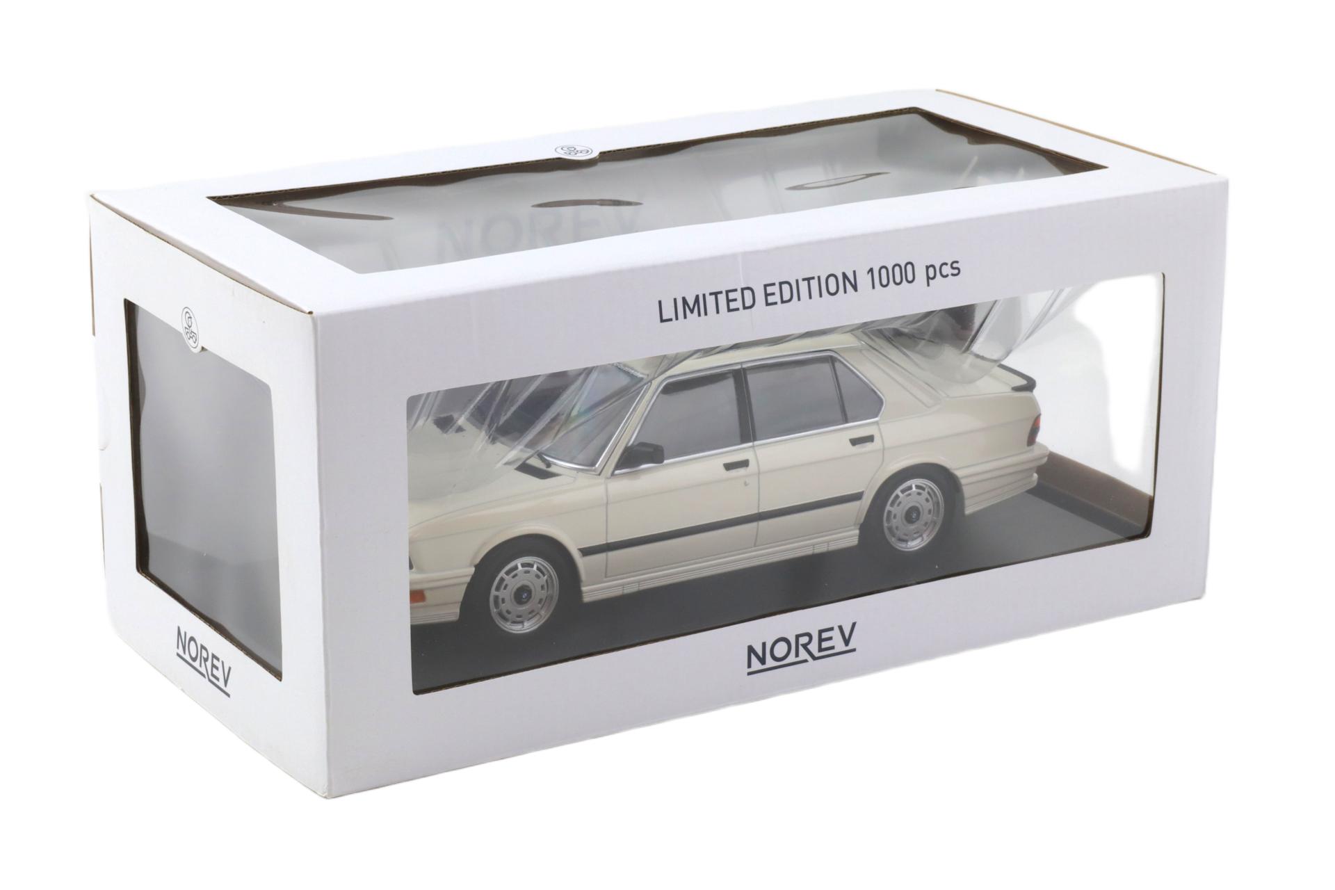 1:18 Norev BMW M535i E28 Limousine 1986 white - Limited 1000 pcs.