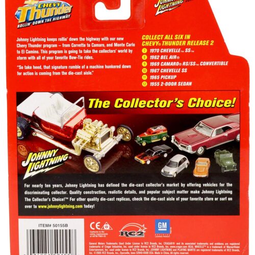 1:64 Johnny Lightning 1962 Chevy Bel Air green metallic Chevy Thunder