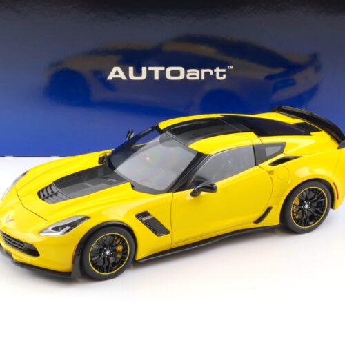 1:18 AUTOart Chevrolet Corvette C7 Z06 C7R Edition Corvette Racing yellow 71260