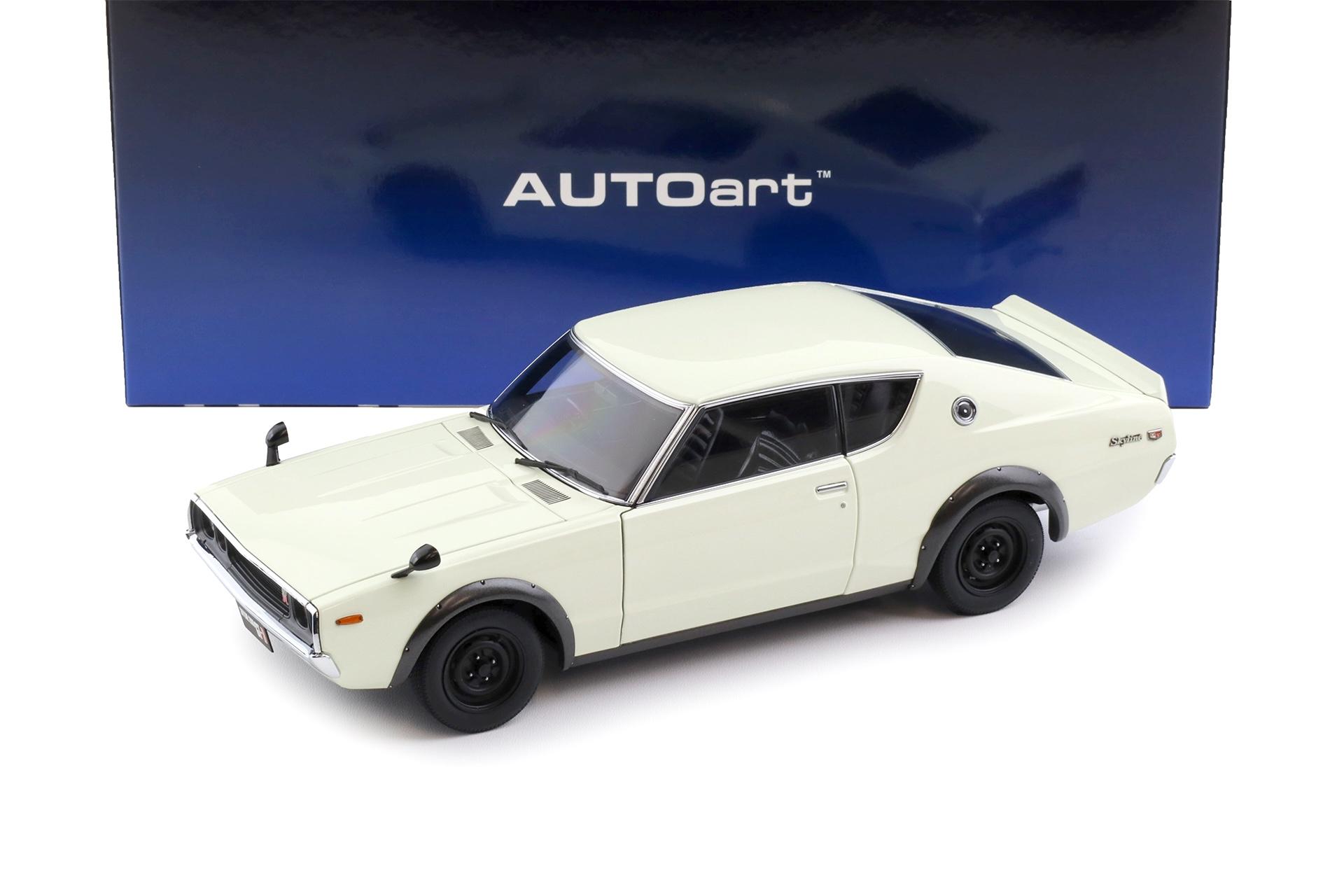 1:18 AUTOart Nissan Skyline 2000 GT-R (KPGC110) 1973 white