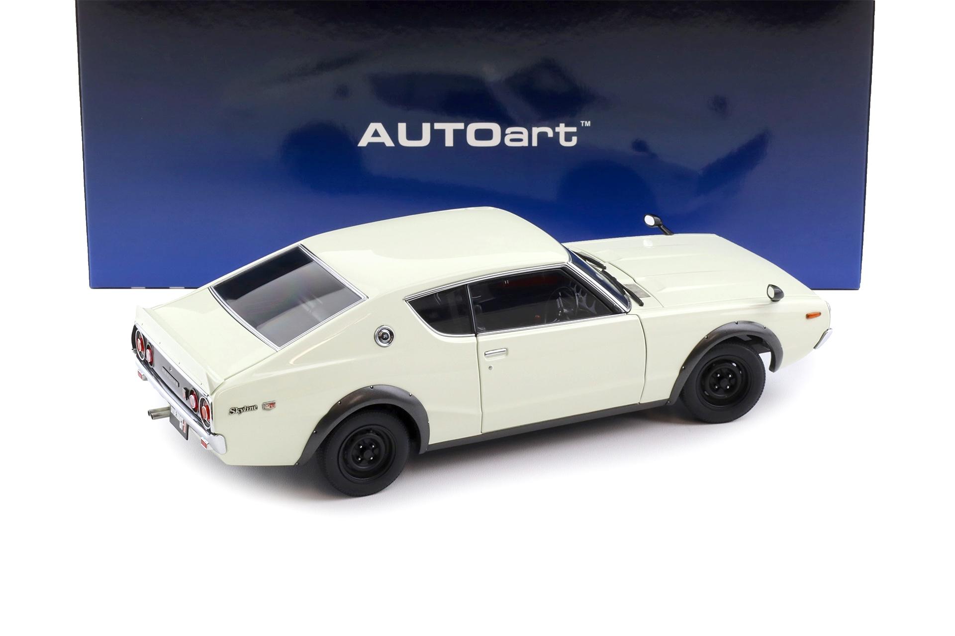 1:18 AUTOart Nissan Skyline 2000 GT-R (KPGC110) 1973 white