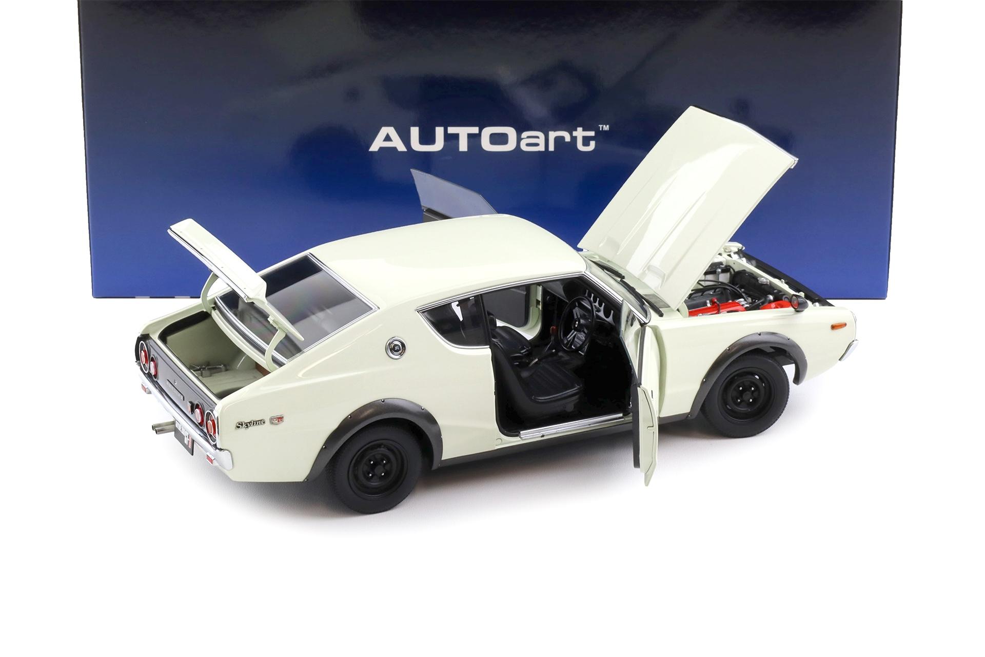 1:18 AUTOart Nissan Skyline 2000 GT-R (KPGC110) 1973 white