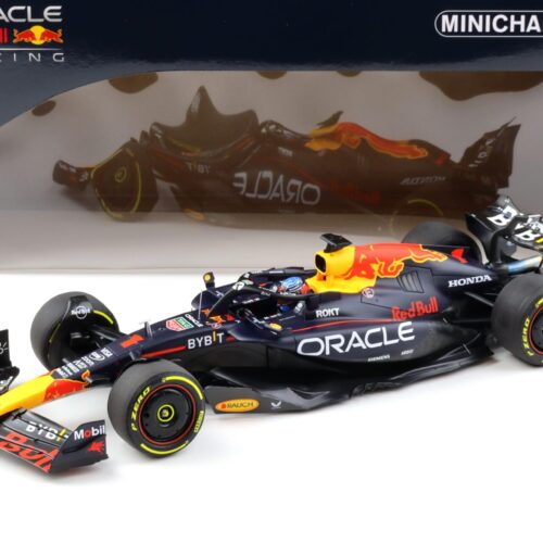 1:18 Minichamps F1 Oracle Red Bull Racing RB20 Max Verstappen Las Vegas 2024 World Champ