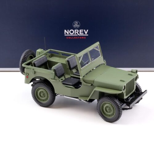 1:18 Norev Jeep Willys 1942 matt green 189013