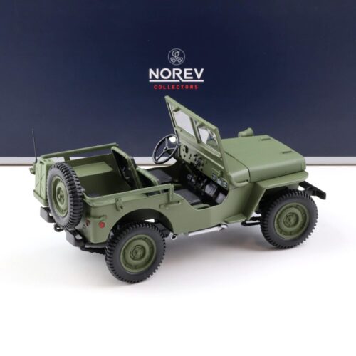 1:18 Norev Jeep Willys 1942 matt green 189013