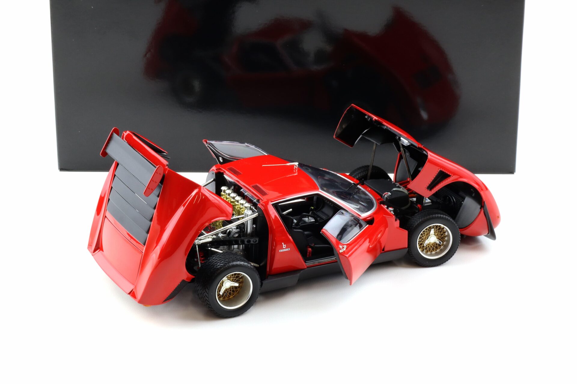 1:18 Kyosho Lamborghini Miura SVR red/ black 08319R