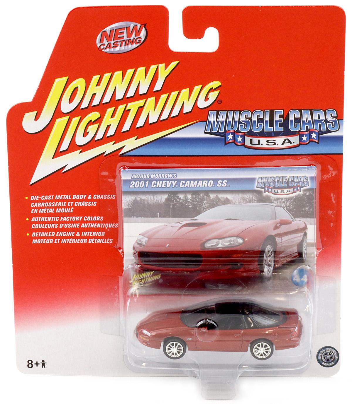 1:64 Johnny Lightning 2001 Chevy Camaro SS red Muscle Cars U.S.A.