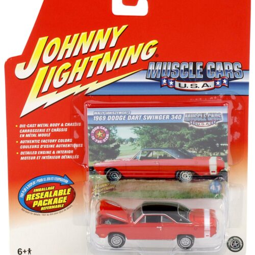 1:64 Johnny Lightning 1969 Dodge Dart 340 Muscle Cars U.S.A