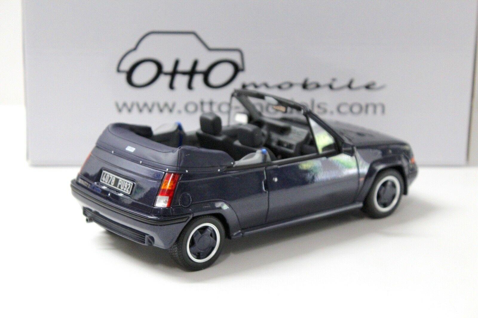 1:18 OTTO mobile OT280 Renault 5 GT Turbo Cabriolet dark blue