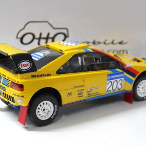 1:18 OTTO mobile OT532 Peugeot 405 T16 Grand Raid Paris Dakar #203 yellow