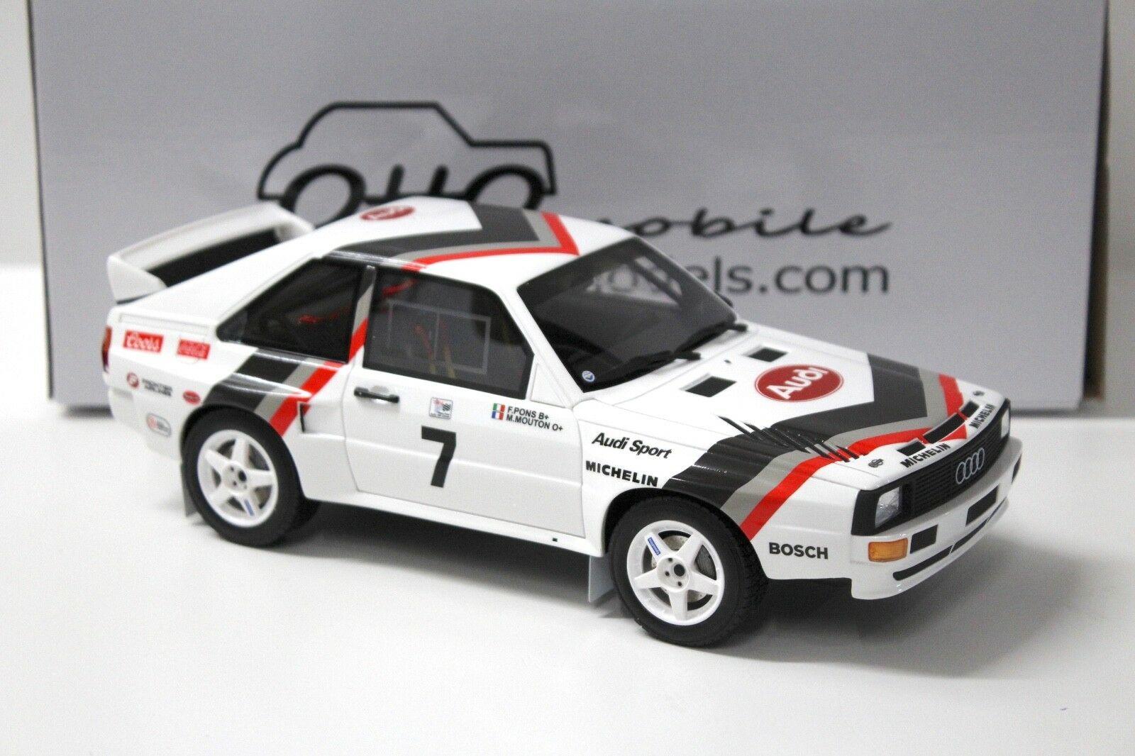 1:18 OTTO mobile OT591 Audi Sport Quattro Hill Climb Pikes Peak #7 white