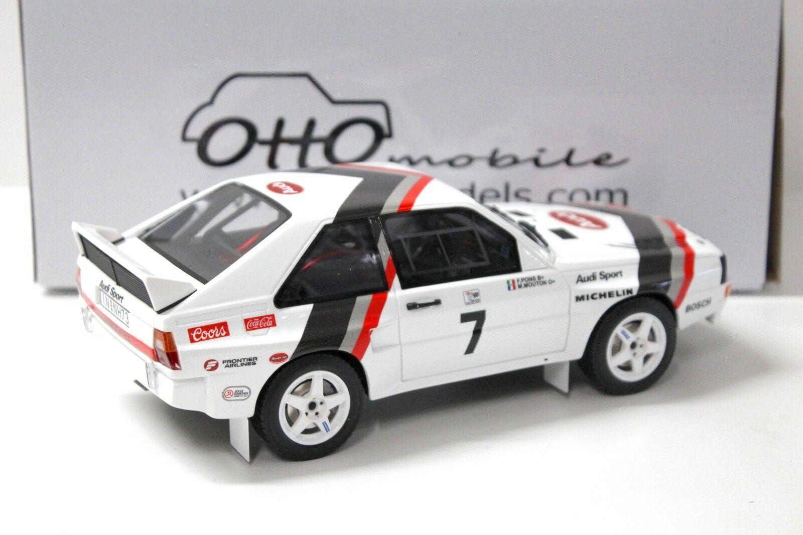 1:18 OTTO mobile OT591 Audi Sport Quattro Hill Climb Pikes Peak #7 white