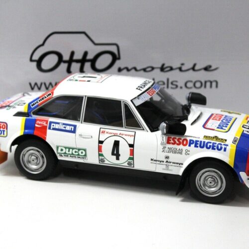 1:18 OTTO mobile OT309 Peugeot 504 Coupe V6 Gr.4 Safari Rally #4