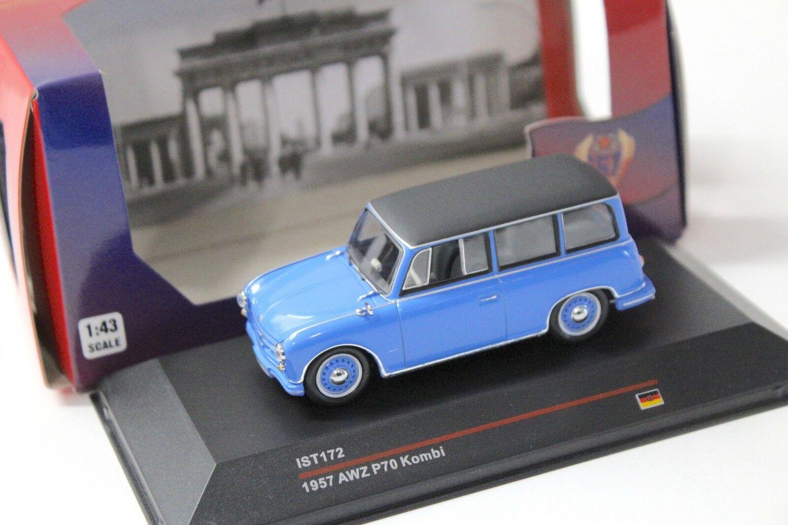 ID 35615 orig.jpg 1:43 IST models AWZ P70 Kombi 1957 blue/black