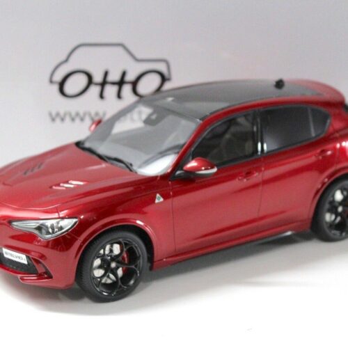 1:18 OTTO mobile OT285 Alfa Romeo Stelvio Quadrifoglio 2017 red - Image 1
