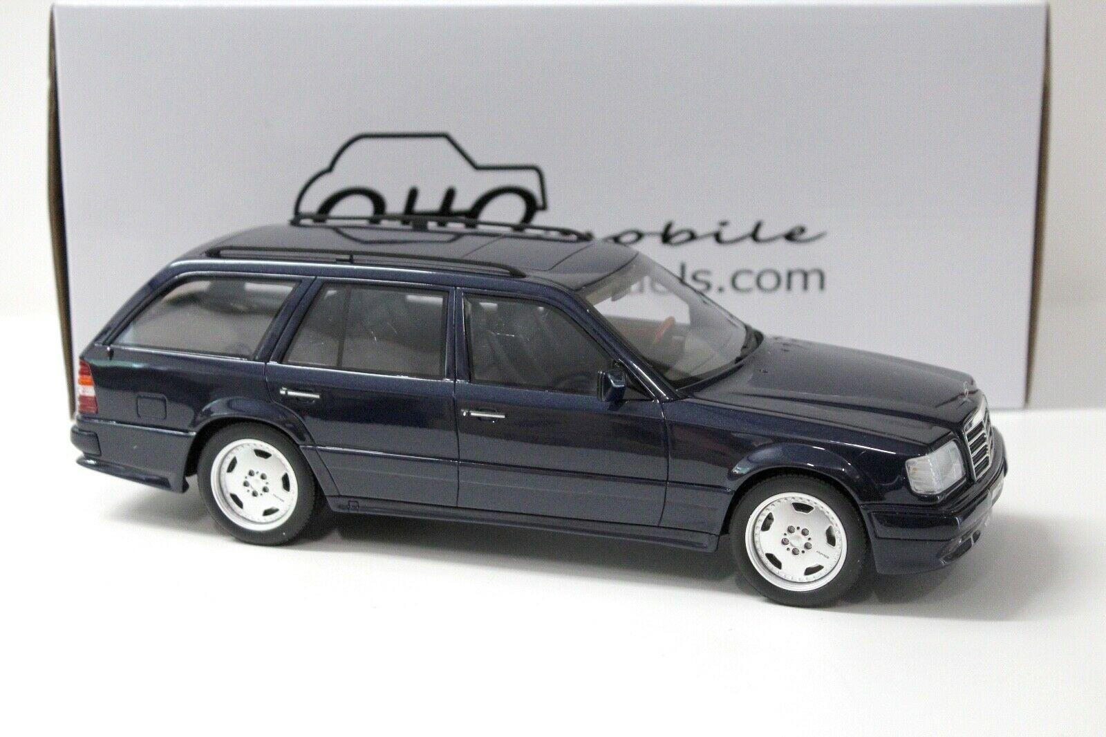 1:18 OTTO mobile OT753 Mercedes S124 AMG E36 T-Modell dark blue 1995