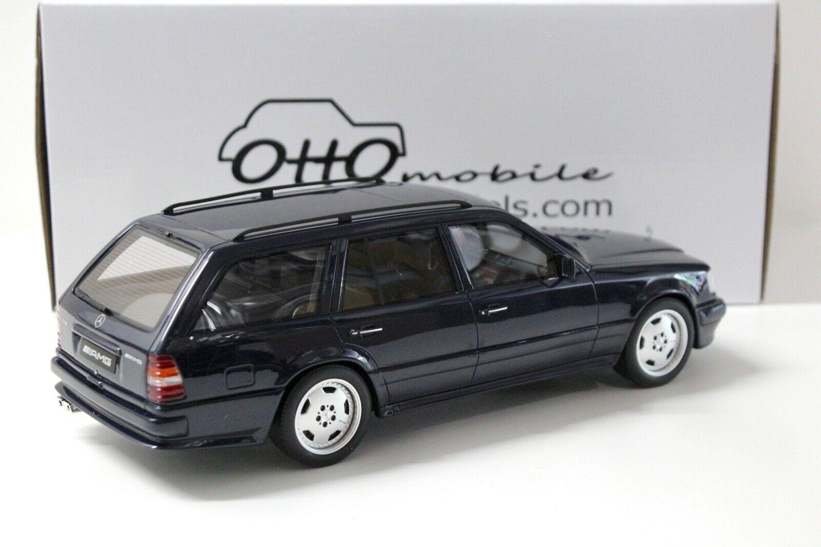1:18 OTTO mobile OT753 Mercedes S124 AMG E36 T-Modell dark blue 1995
