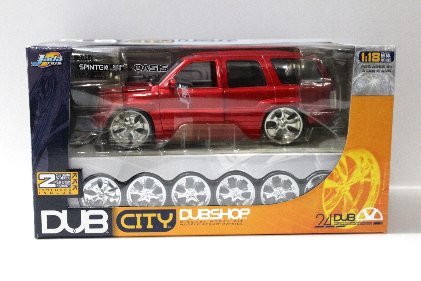 1:18 Jada Cadillac Escalade Dub CITY red 2002 KIT/ Bausatz