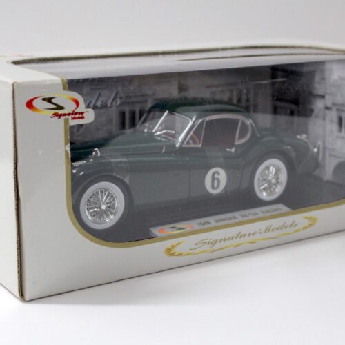 1:18 Signature Models 1949 Jaguar XK120 Coupe Racing #6 dark green