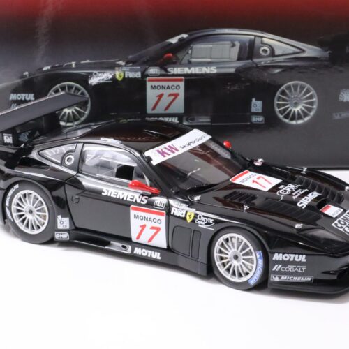 1:18 Kyosho Ferrari 575 GTC Team JMB Donington 2004 black #17 Wendlinger
