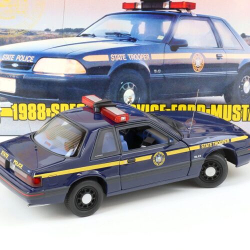 1:18 GMP 1988 Ford Mustang 5.0 Coupe New York State Police Special Service