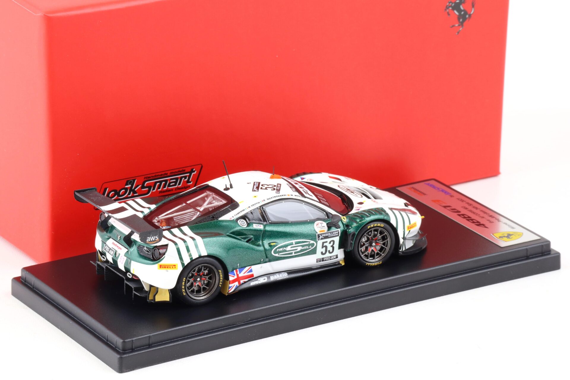 1:43 LookSmart Ferrari 488 GT3 Evo #53 AF CORSE Winner Pro-AM 24h Spa 2021 LSRC104