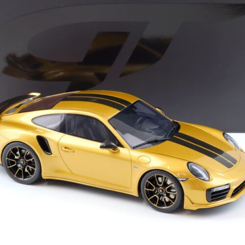 1:18 GT Spirit GT444 Porsche 911 991.2 Turbo S Exclusive Coupe gold metallic 2018