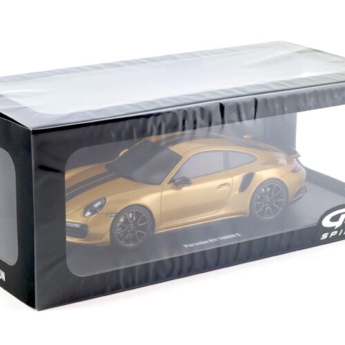 1:18 GT Spirit GT444 Porsche 911 991.2 Turbo S Exclusive Coupe gold metallic 2018