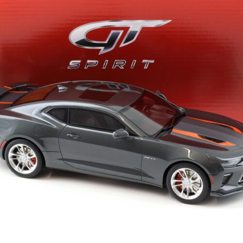 1:18 GT Spirit GT191 Chevrolet Camaro SS Coupe 50th Anniversary grey metallic/ orange