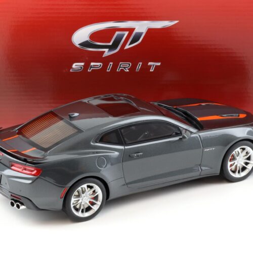 1:18 GT Spirit GT191 Chevrolet Camaro SS Coupe 50th Anniversary grey metallic/ orange