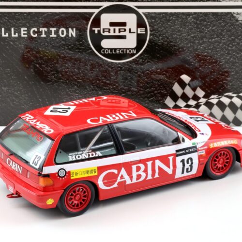 1:18 Triple9 Honda Civic EF3 #13 Team CABIN Macau GP 1988 red T9-1800107