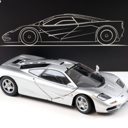 1:18 LCD Models McLaren F1 Road Car silver metallic 1995 LCD18014-SI