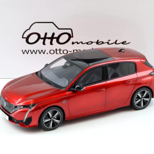 1:18 OTTO mobile OT1140 Peugeot 308 GT red metallic 2022
