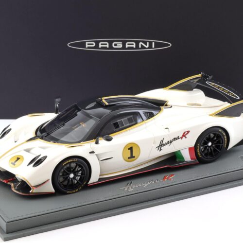 1:18 BBR Pagani Huayra R Bianco Benny/ gloss Carbon roof - Limited 100 pcs.