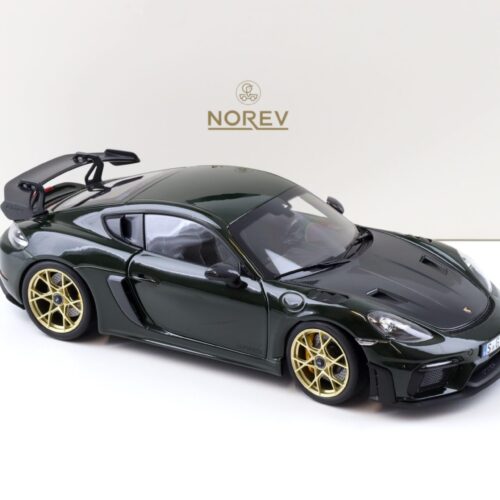 1:18 Norev Porsche Cayman GT4 RS Weissach Package 2023 Brewster green