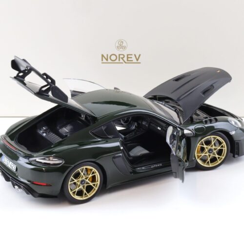 1:18 Norev Porsche Cayman GT4 RS Weissach Package 2023 Brewster green