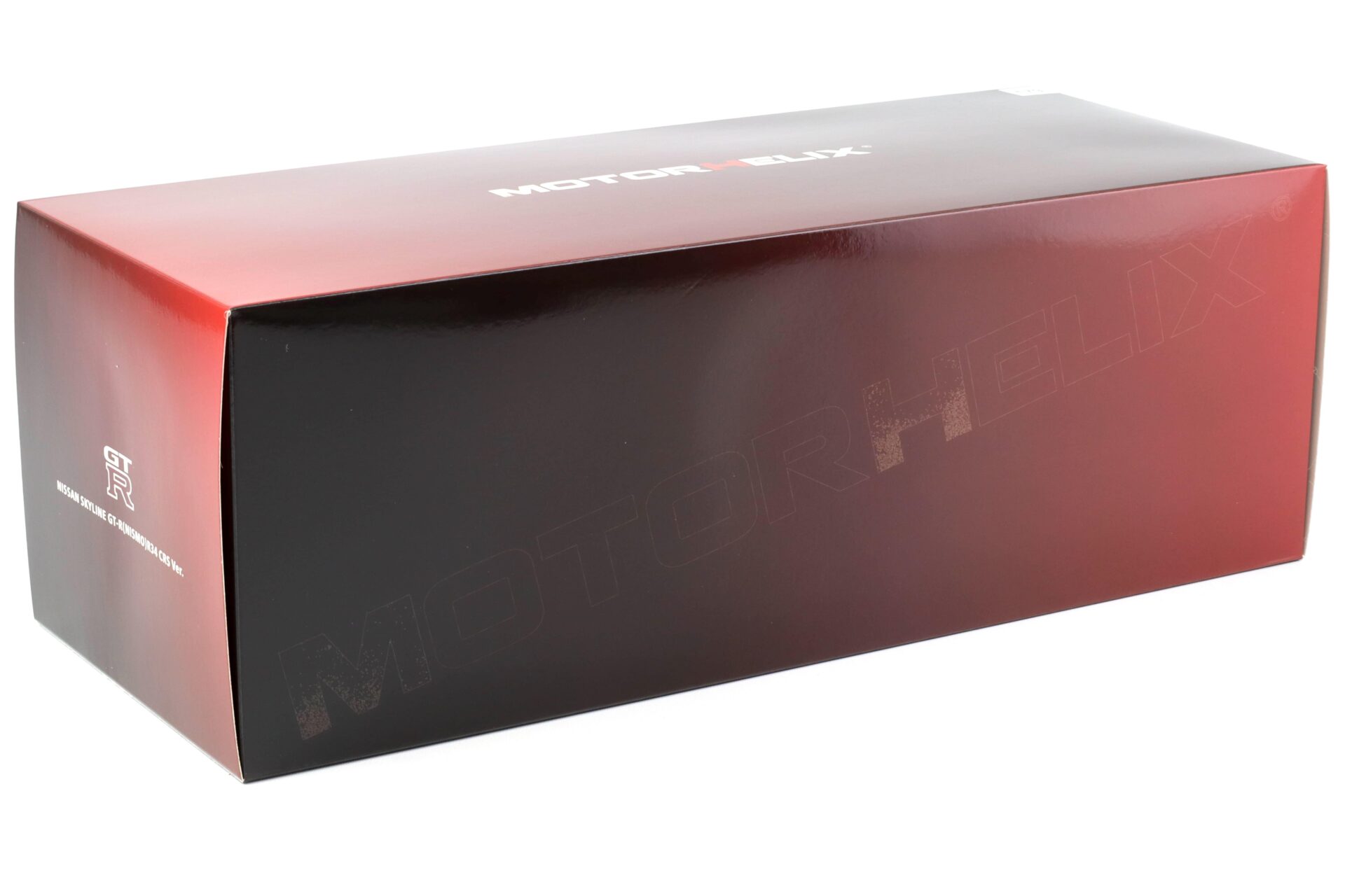 1:18 Motorhelix Nissan Skyline GT-R R34 Nismo CRS Bayside blue/ Carbon hood M83430