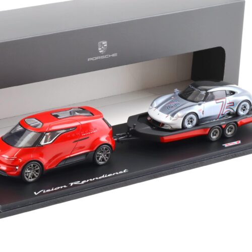 1:43 Spark SET Porsche Vision Renndienst + Porsche Vision 357 WAP DEALER