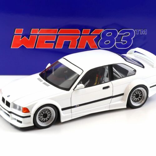 1:18 WERK83 BMW M3 E36 GTR Street Coupe Plain Body white
