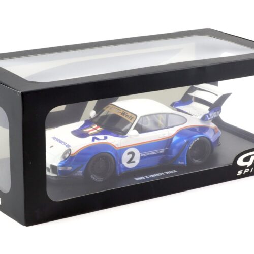 1:18 GT Spirit GT530 Porsche 911 993 RWB X Liberty Walk RAUH-Welt blue/ white 2023