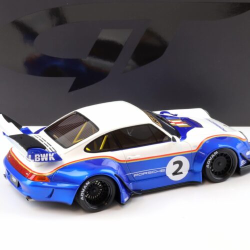 1:18 GT Spirit GT530 Porsche 911 993 RWB X Liberty Walk RAUH-Welt blue/ white 2023