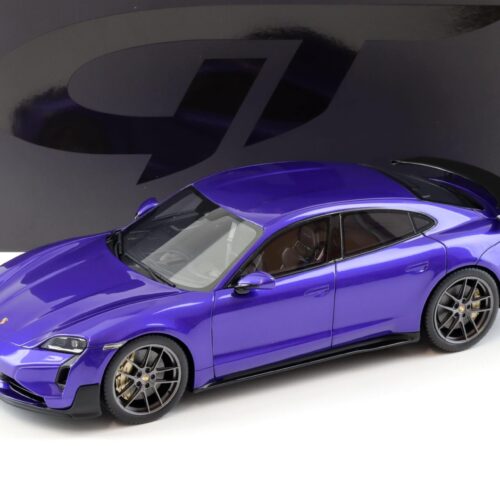 1:18 GT Spirit GT520 Porsche Taycan Turbo GT Weissach Package purple sky metallic 2023